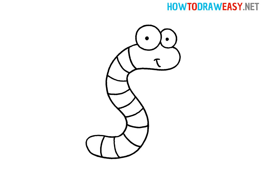 How to Draw a Simple Worm