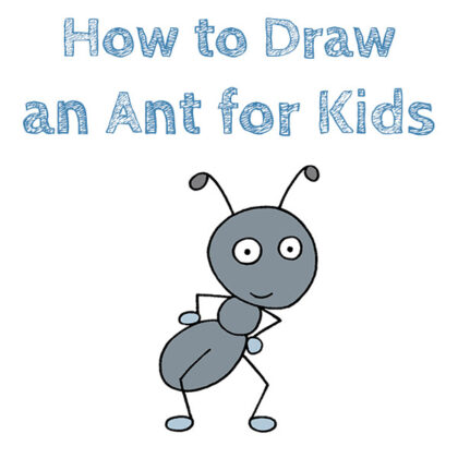 How to Draw an Ant Easy