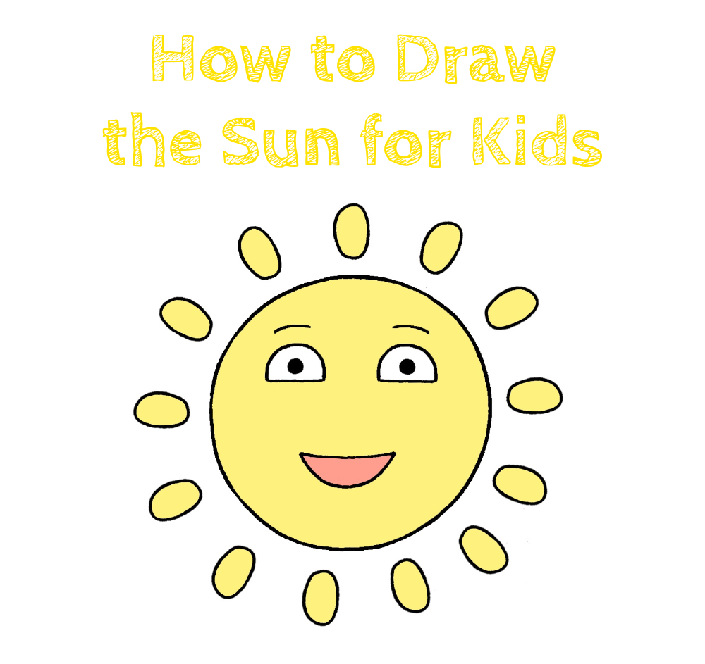 How to Draw the Sun Easy for Kids
