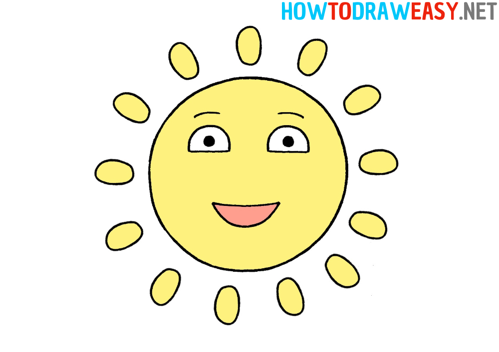How to Draw the Sun for Kids