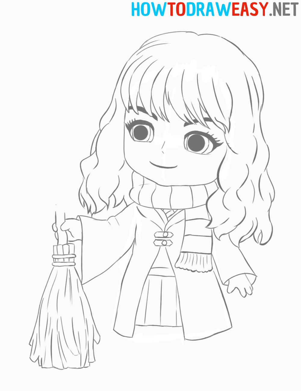 How to Sketch Hermione Granger