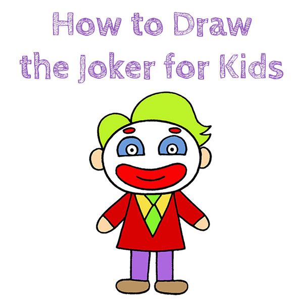 How to Draw the Joker for Kids