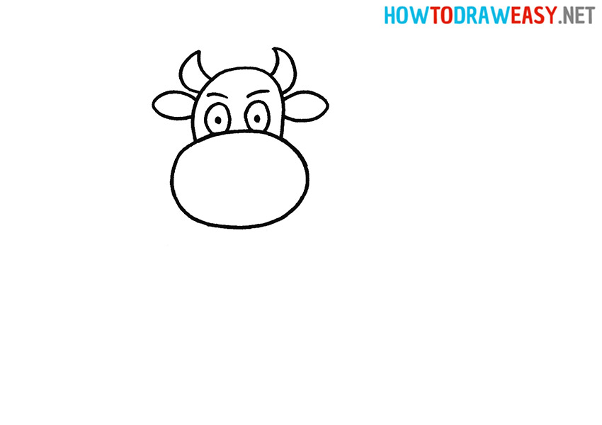 Learn How to Draw a Bull for Kids
