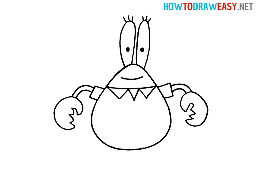 Mr. Krabs Drawing Tutorial