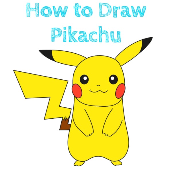 How to Draw Pikachu Easy