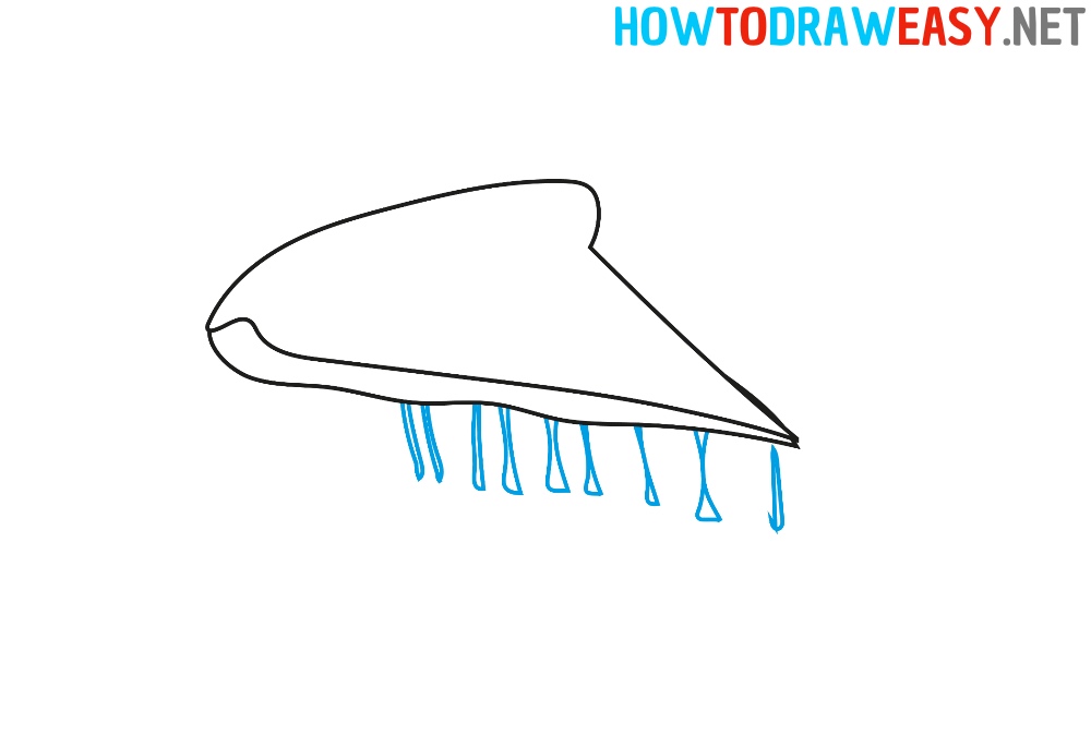 Pizza Slice Drawing Easy