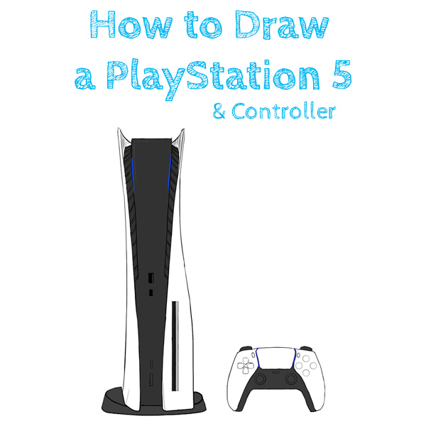 How to Draw a PlayStation 5