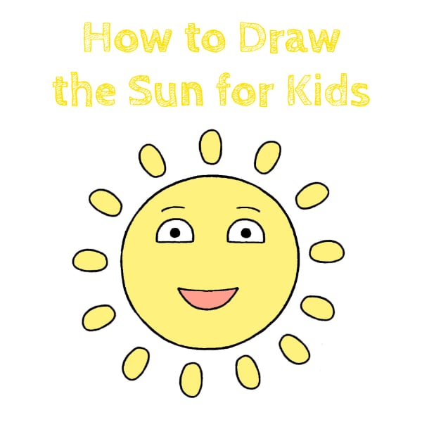 How to Draw the Sun for Kids