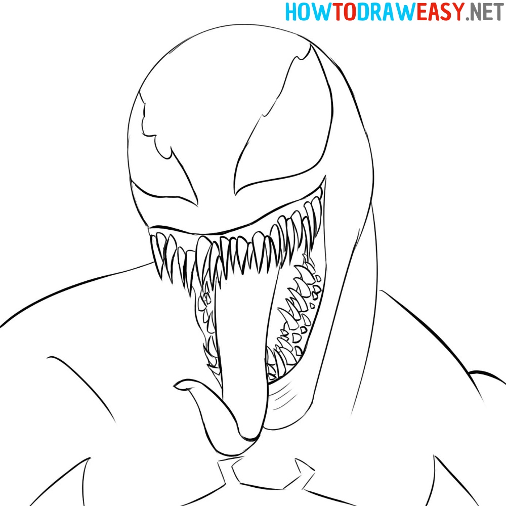 Venom Drawing Tutorial