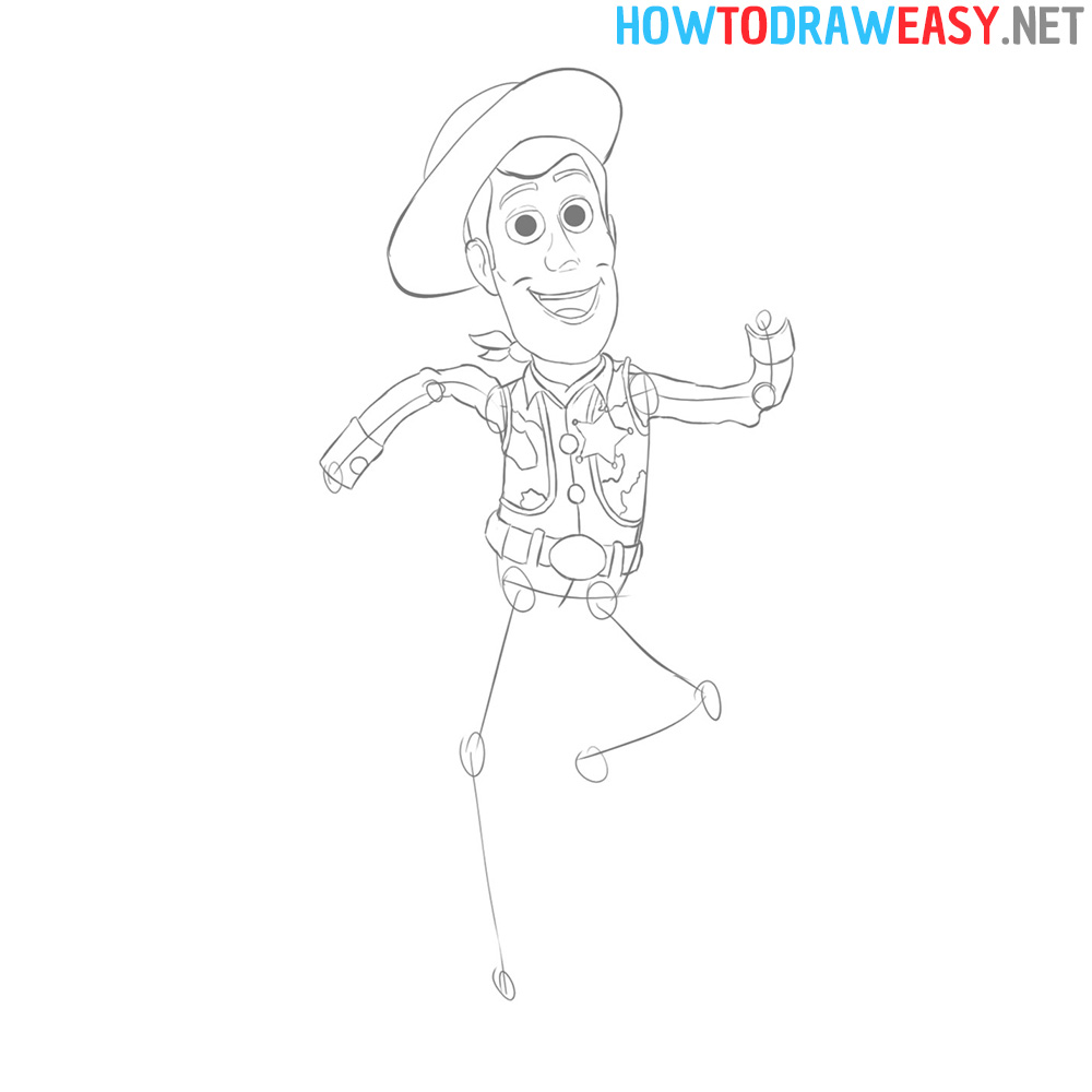 Woody Drawing from Toy Story