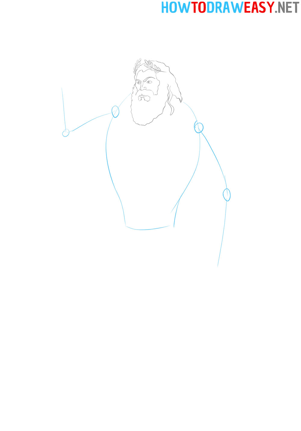 Zeus Drawing Step 11