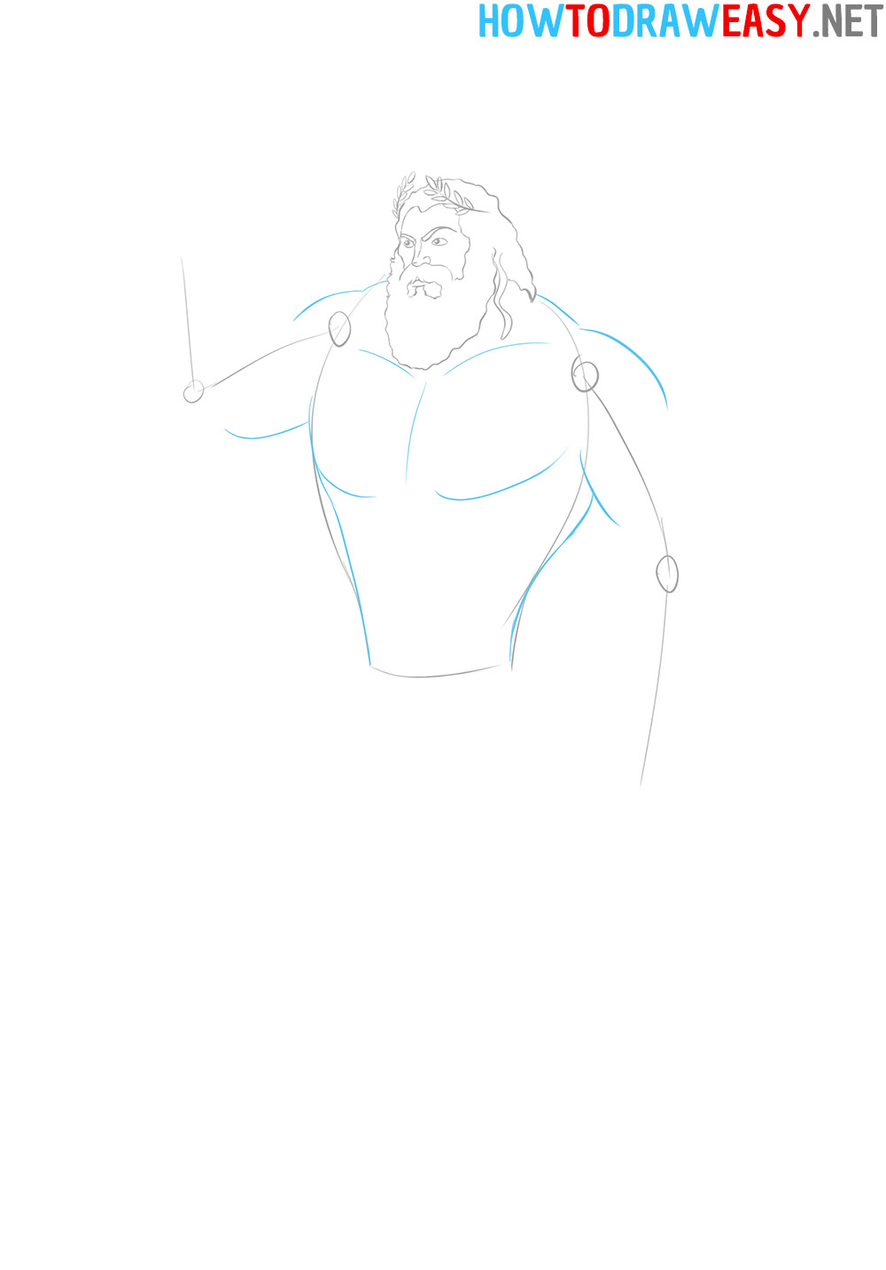 Zeus Drawing Step 12