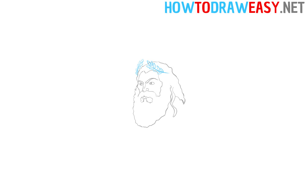 Zeus Head Drawing