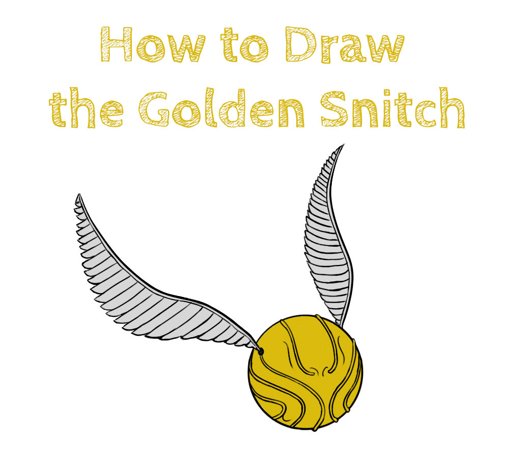 how to draw a golden snitch