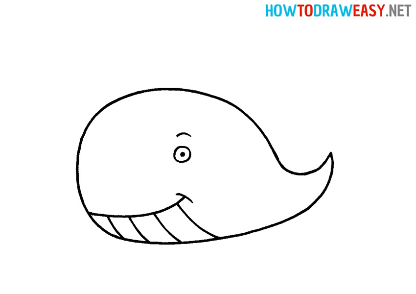 whale how to draw