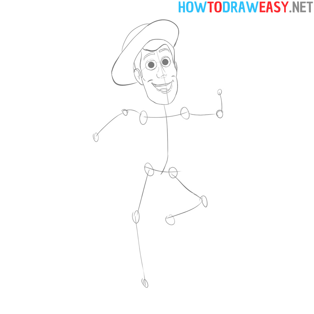 woody toy story drawing easy