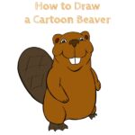 How to Draw a Cartoon Beaver