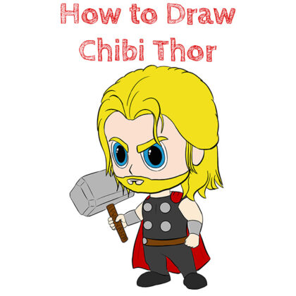 Chibi Thor How to Draw