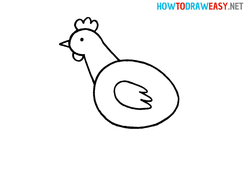 Chicken Drawing Tutorial for Beginners
