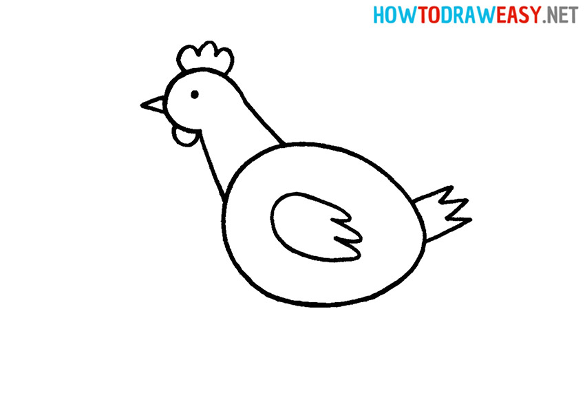 Chicken Drawing Tutorial for Kids