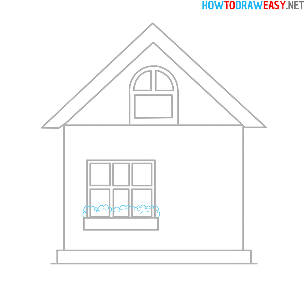 Drawing a House Step by Step