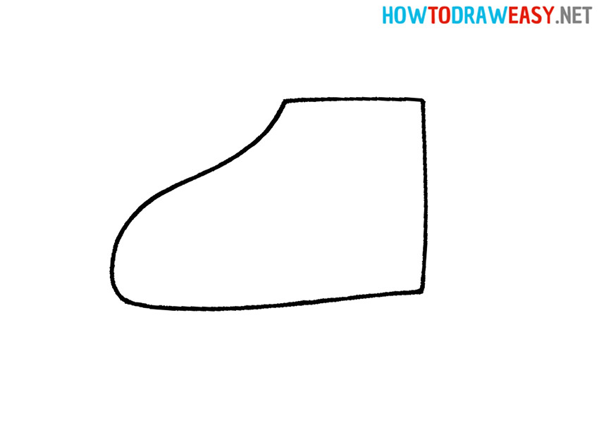 Easy Drawing Tutorial Boots