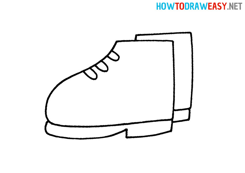 How to Draw Simple Boots