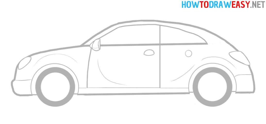 How to Draw a Car Cartoon