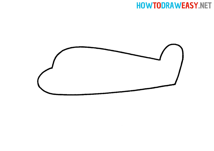 How to Draw a Cartoon Airplane