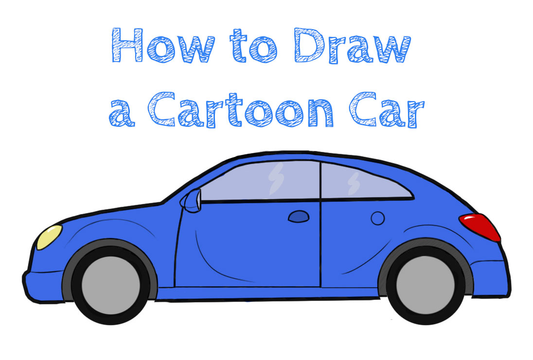 How to Draw a Cartoon Car for Beginners
