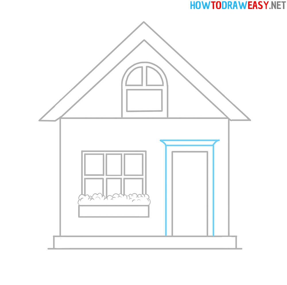 How to Draw a Cartoon House for Beginners
