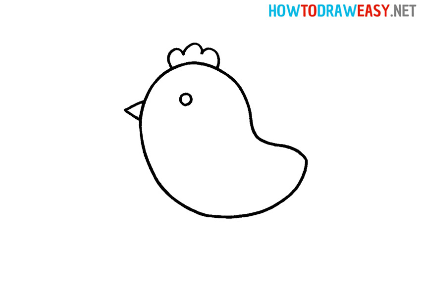 How to Draw a Chick for Kids