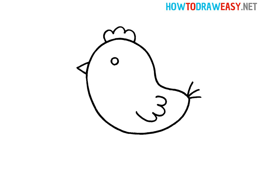 How to Draw a Easy Chicken