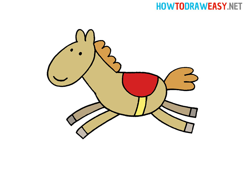 How to Draw a Easy Horse