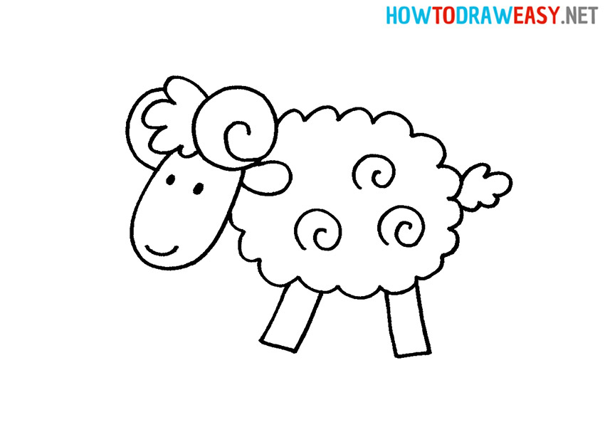 How to Draw a Easy Ram