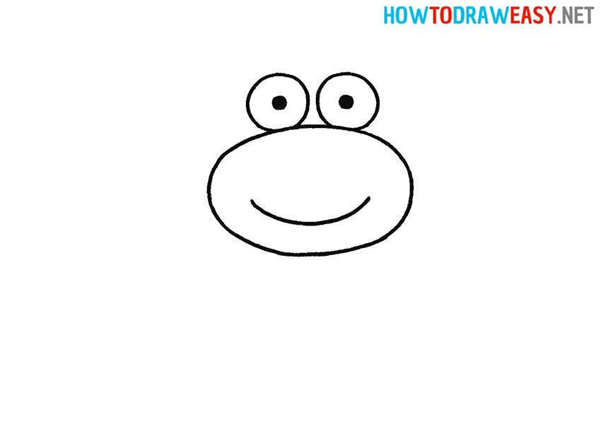 How to Draw a Frogs Head