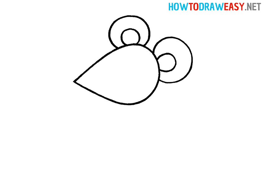 How to Draw a Mouse Head