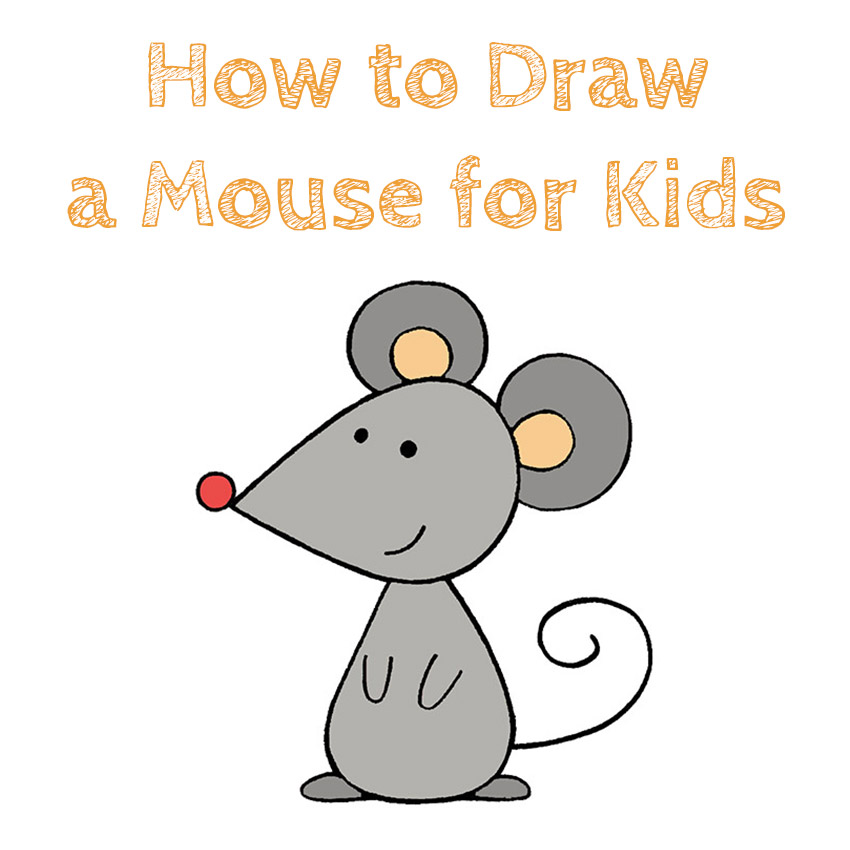 How To Draw A Mouse For Kids How To Draw Easy Drawing vrogue.co