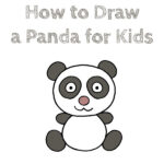 How to Draw a Panda for Kids