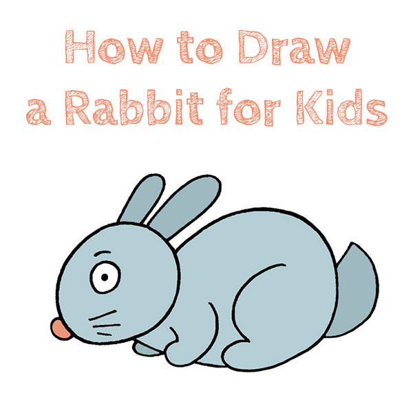 How to Draw a Rabbit for Kids