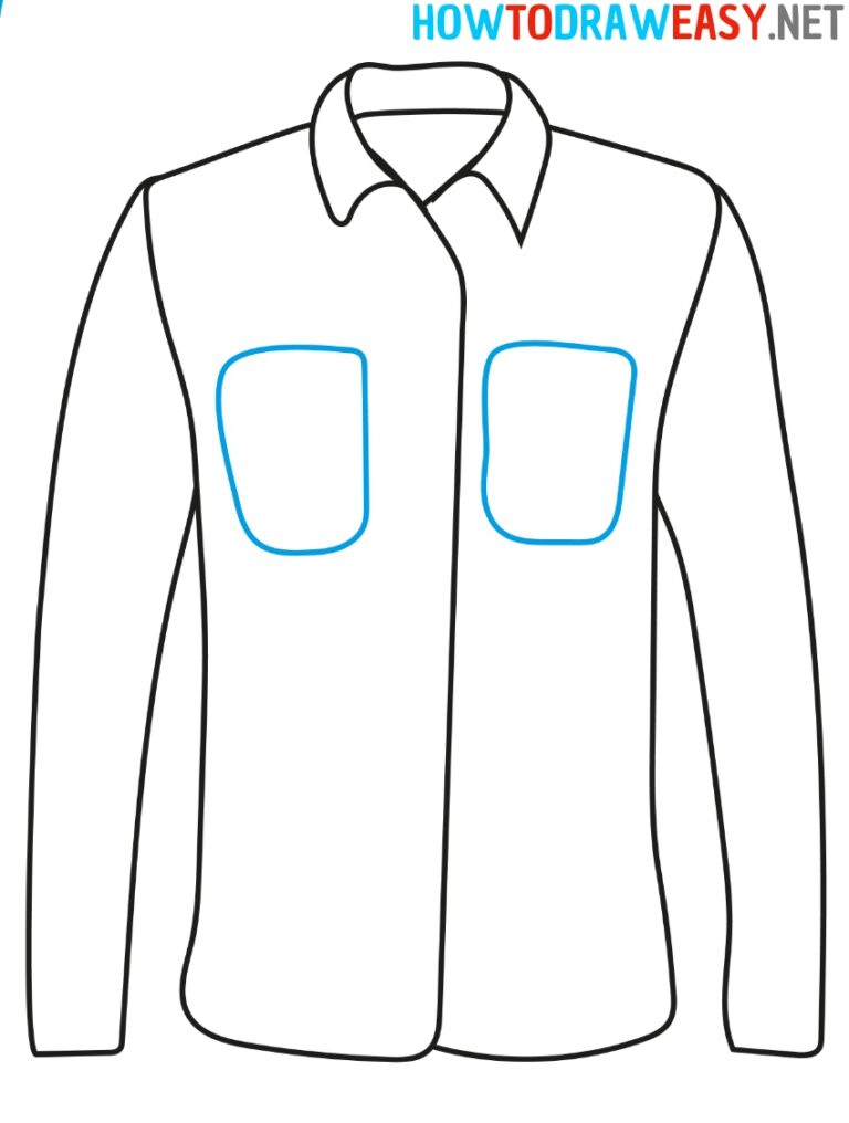 How to Draw a Shirt - How to Draw Easy