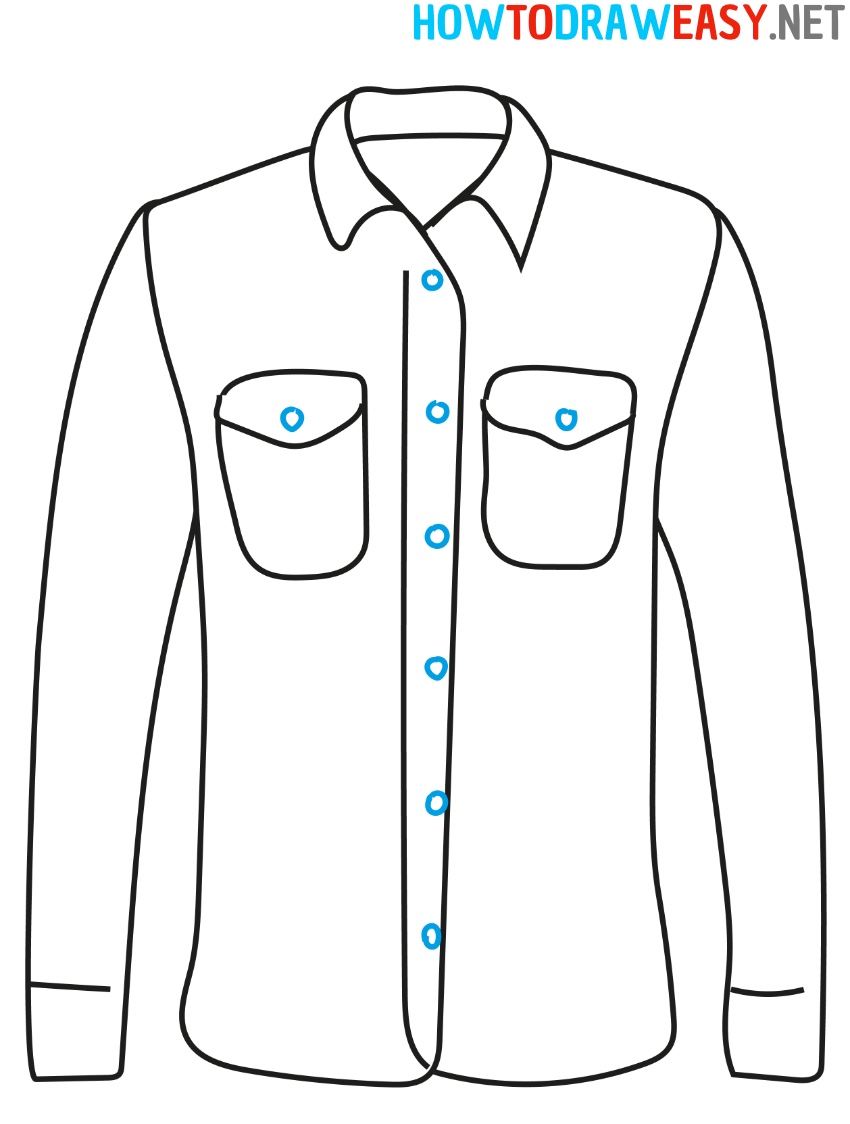 How to Draw a Shirt Simple