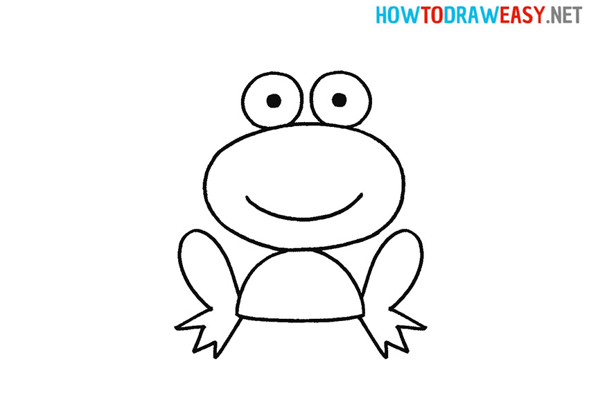 How to Draw a Simple Frog