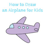 How to Draw an Airplane for Kids