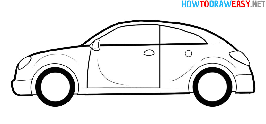 How to Draw an Easy Car