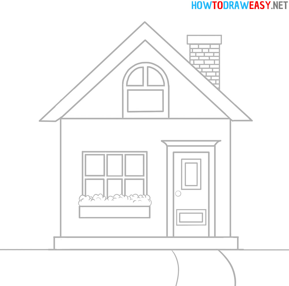 How to Draw an Easy House for Beginners