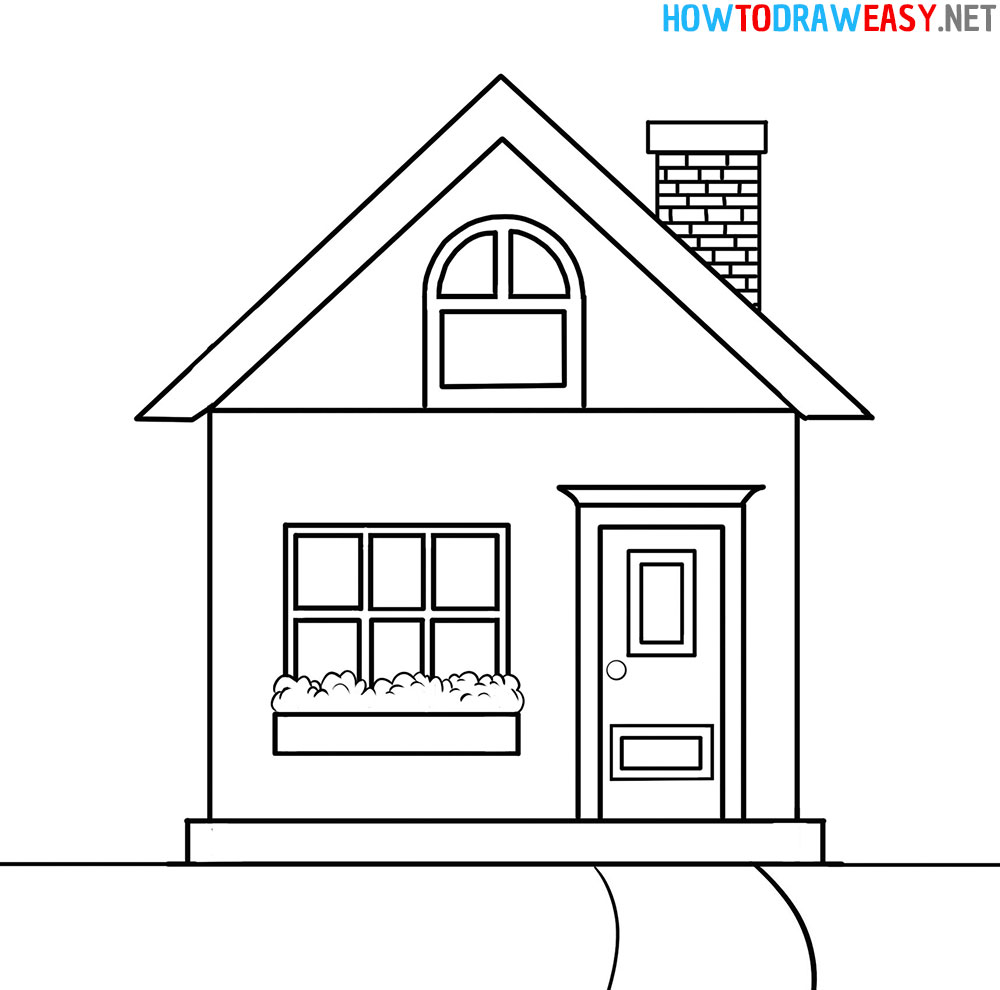 How to Draw an Easy House