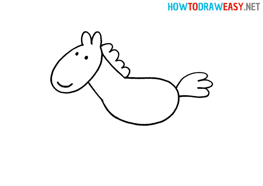 Kids How to Draw a Horse