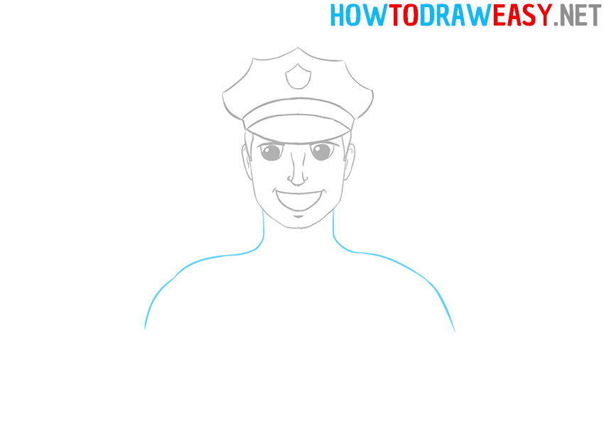 Police Man Drawing Tutorial