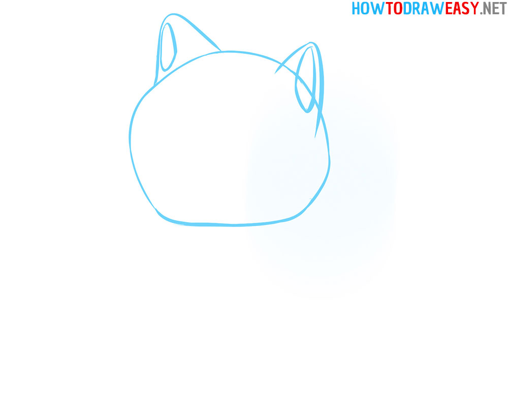 Shiba Inu Dog Head Drawing